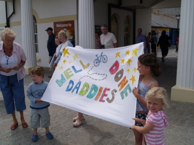 Welcome banner at Lands End